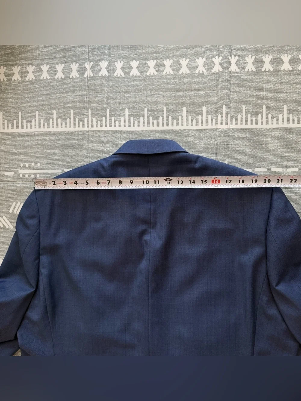 Michael Kors Kaplan Navy Blue Classic Two-Button Blazer
